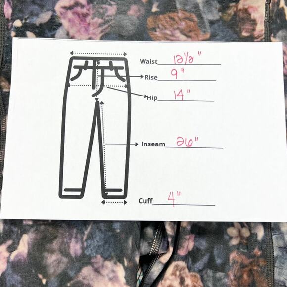 Lululemon Speed Up Tight Leggings 4 Frosted Rose Multi Floral Run Athleisure Gym - Picture 10 of 10